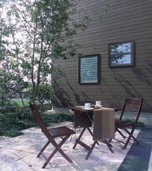 鹿児島の新築建てるテラスで優雅に建てる