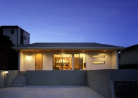 鹿児島マイホーム外観ハウスメーカー夜景