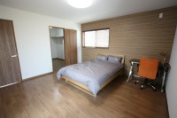 建てる家一面木目クロス新築を建てる、鹿児島