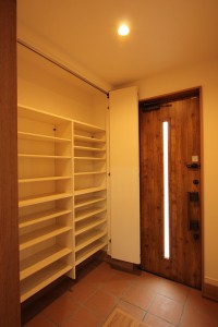 鹿児島で建てた注文住宅施工例玄関