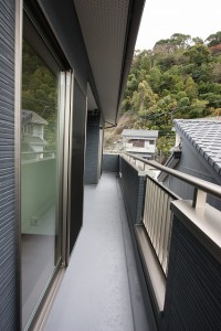鹿児島の施工例は注文住宅のバルコニー