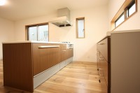 鹿児島の注文住宅キッチンの施工