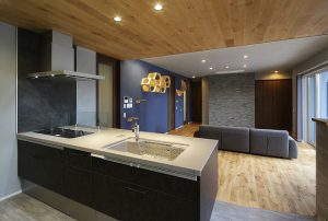 平屋の家づくりキッチン鹿児島