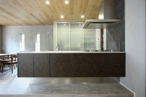 キッチン鹿児島の家づくり平屋